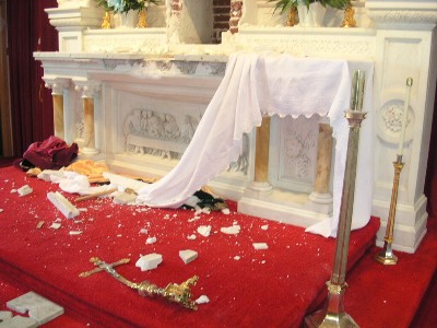 Desecrated Altar