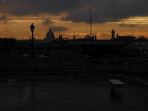 Sunset at Rome