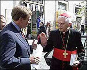 Ratzinger Slaps Reporter