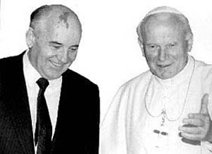 Mikhail Gorbachev and JPII