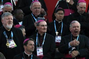 Bishop Yawns at Benedict-Ratzinger