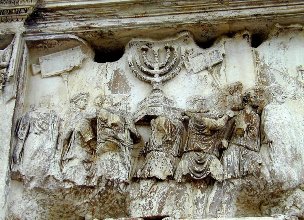 Menorah on Arch of Titus