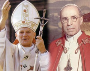 JPII & Pope Pius XII