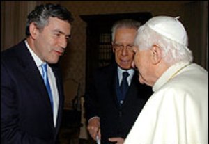 Gordon Brown & Benedict-Ratzinger