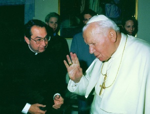 Samuel Ciccolini and John Paul II-Wojtyla