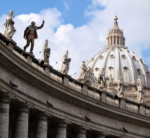 Paterno Statue in Vatican Colonnade