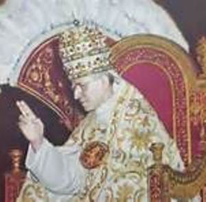Pope Pius XII on Throne