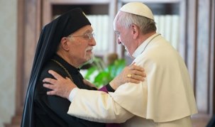 Armenian Bishop & Francis-Bergoglio