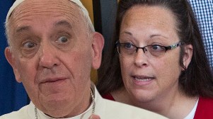 Francis-Bergoglio & Kim Davis
