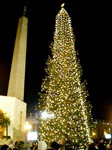 Newvatican Christmas Tree & Obelisk
