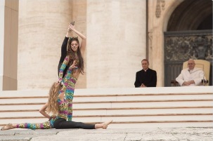 Francis-Bergoglio and Belly Dancers