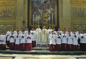 Francis-Bergoglio & Altar Boys