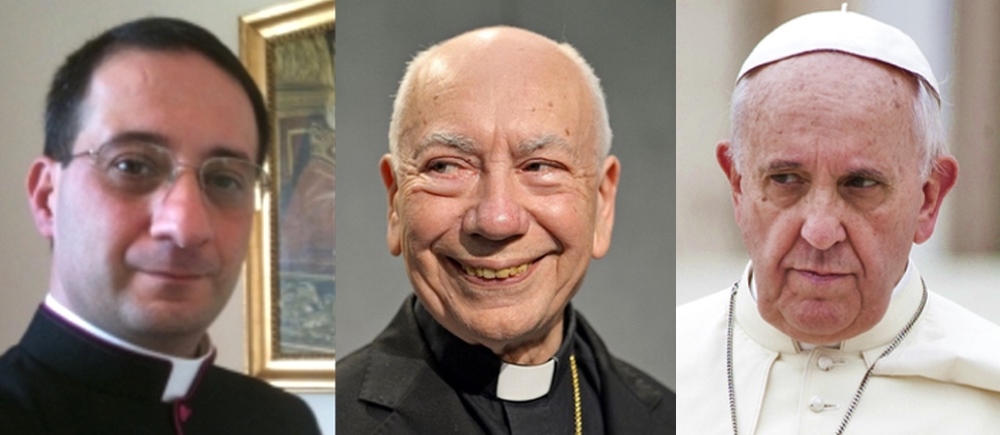 Luigi Capozzi, Francesco Coccopalmerio & Francis-Bergoglio