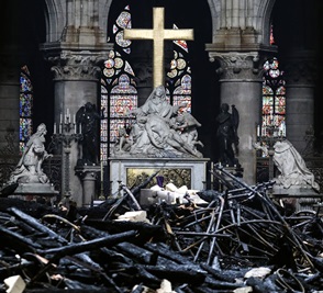 Notre-Dame High Altar after Fire