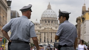 Police Raid Vatican Bank