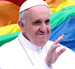 Francis-Bergoglio & Rainbow Flag