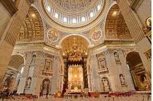 Empty St. Peter's Basilica