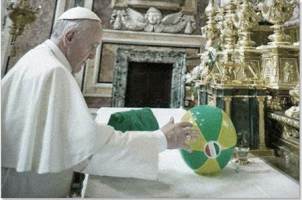 Francis-Bergoglio & Soccer Ball