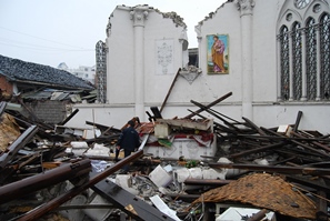 Chinese Church Destroyed