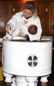 Priestess Simulating Baptism