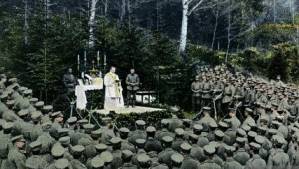 Soldiers at Mass