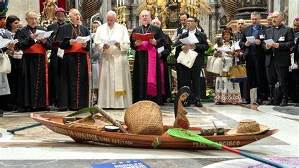 Blessing of Pagan Idol in St. Peter's Basilica