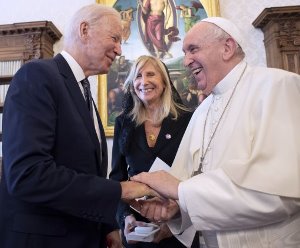J.R. Biden, Jill Biden & Francis-Bergoglio