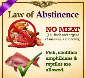 Abstinence from Fleshmeat