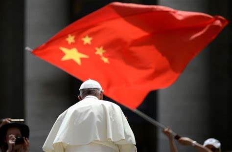 Francis-Bergoglio & Chinese Communist Flag