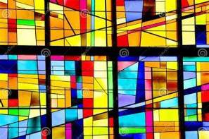 Modernistic Notre Dame Stained Glass