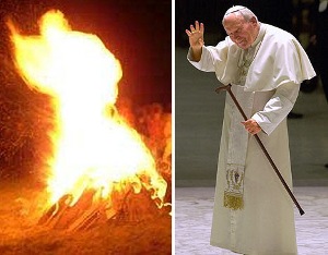 Wojtyla-JPII Burning