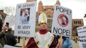 Newchurchers Are Protesting against Paedophiliac Newpopes