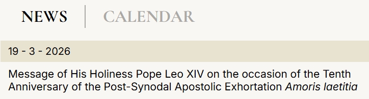 Newvatican Calendar Ignores St. Joseph's Feastday