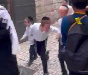 Jew Spits on Christian