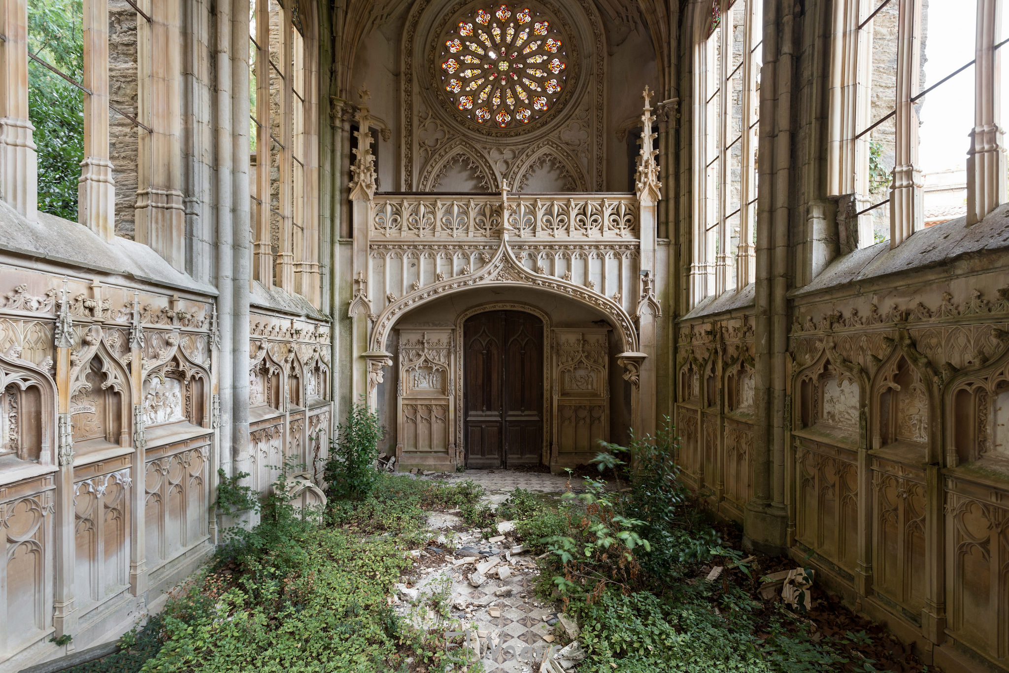 Abandoned Newchurch in France
