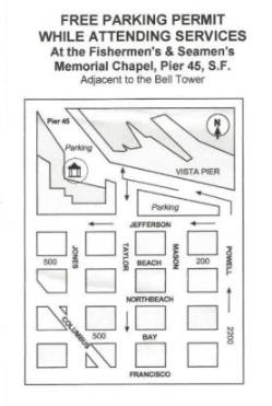 Oratory Map & Parking Permit