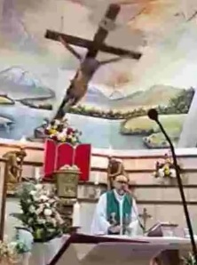 Falling Crucifix Kills Presbyter